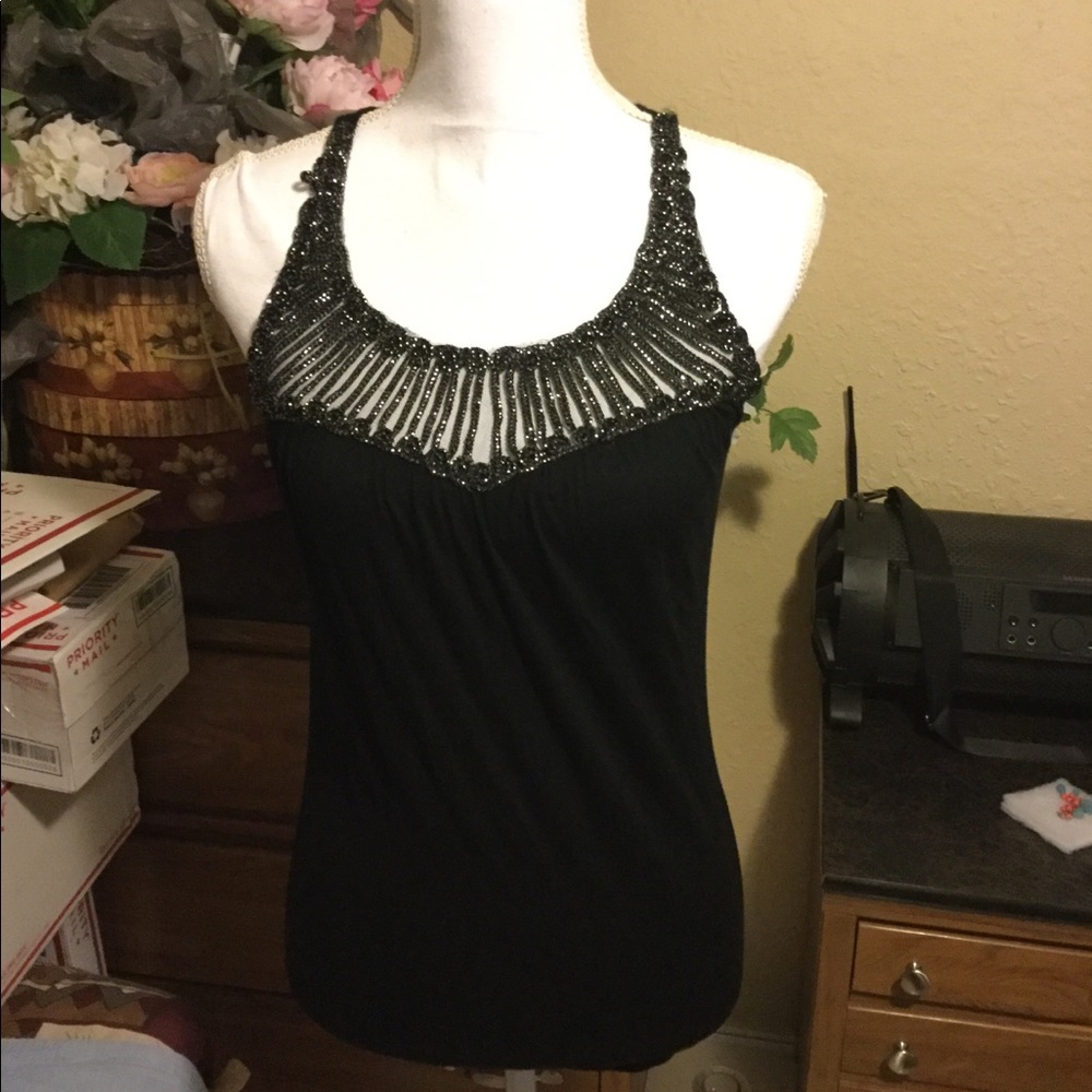 Glamorous Black Tank Top